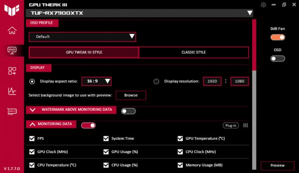 Обзор видеокарты Asus TUF Gaming Radeon RX 7900 XTX OC (24 ГБ)