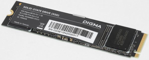 Тестирование недорогих SSD-накопителей Digma Meta M6E, Meta P21 и Meta S69 емкостью 1 ТБ